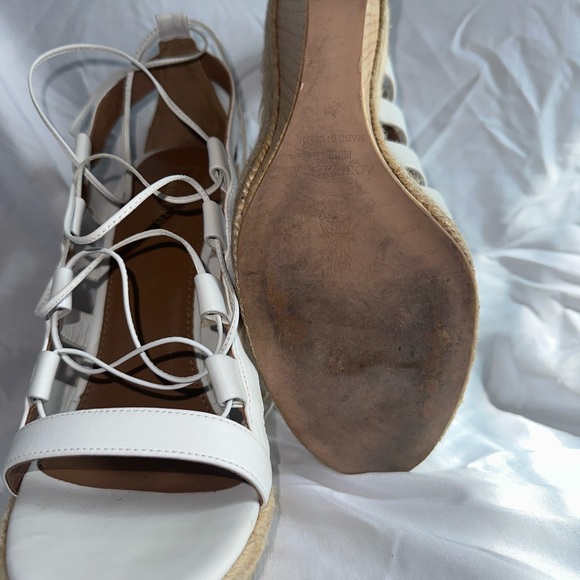 Cute white straps wedges!! - Picture 3 of 5